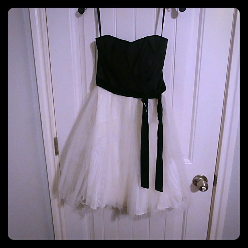 Black & White Cocktail Dress